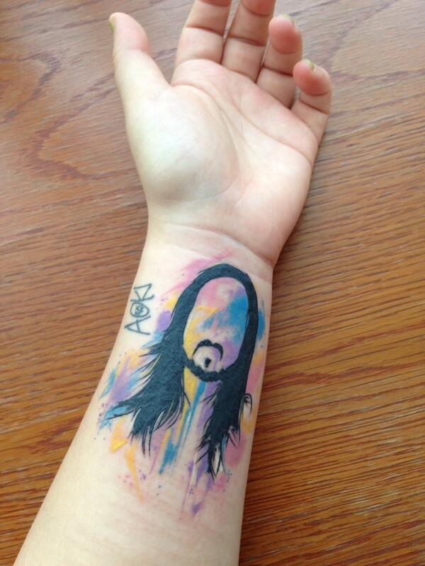 Sick Steve Aoki tattoo  Steve aoki Tattoos Dj steve aoki