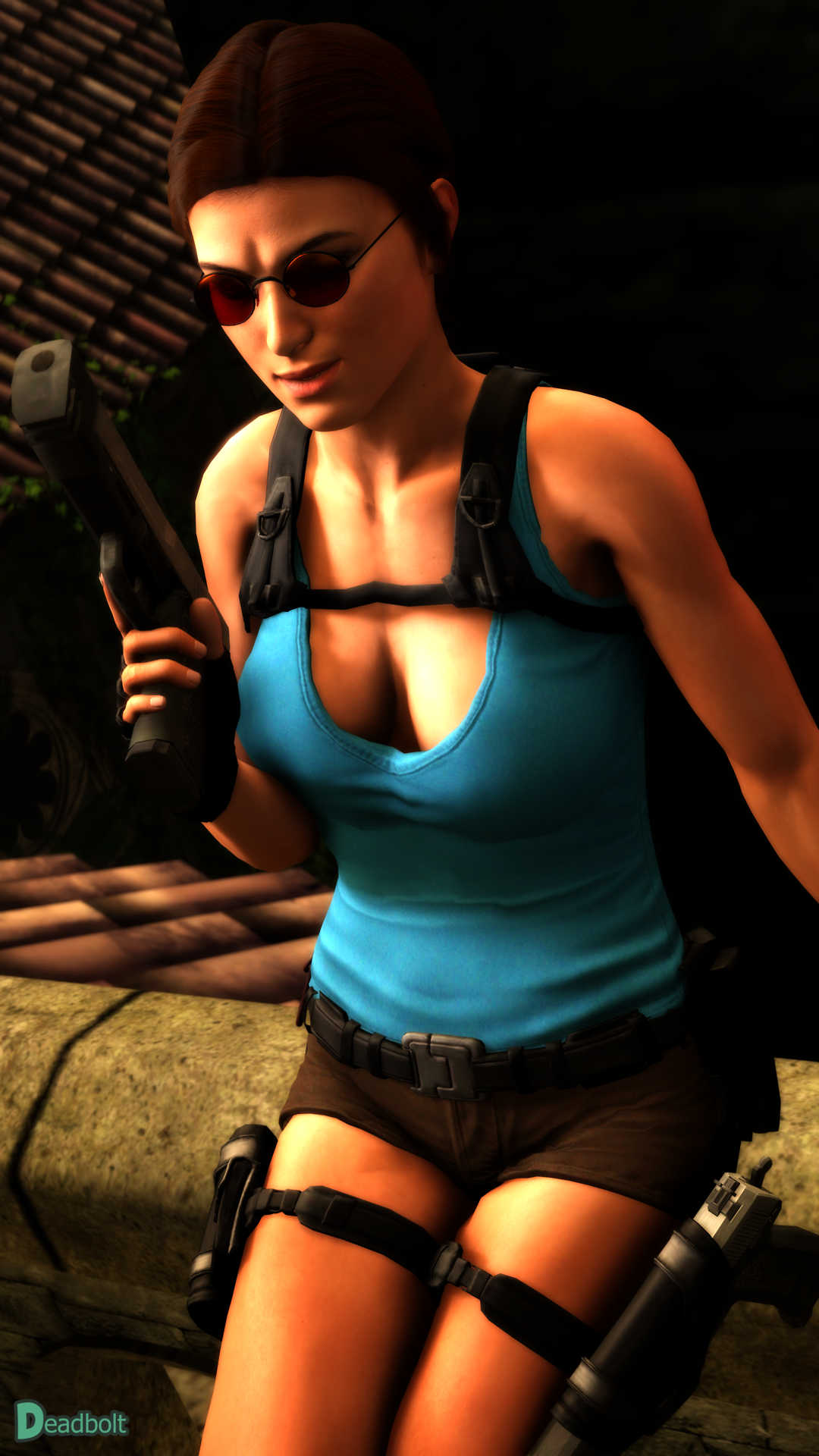 Oddly enough I think Red’s and Smug’s Lara Croft is just as cute in her classic