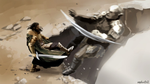 reducto1art: It would be so much better if the last fight of the dwarves was end in 300 style&hellip