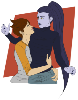 sylleth-art:give your girlfriend some love, widowmaker!