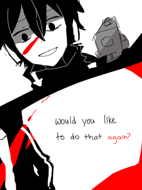 kurosawadia: hiyori-asahina: did i do it right and if he shot shintaro again that would mean he just