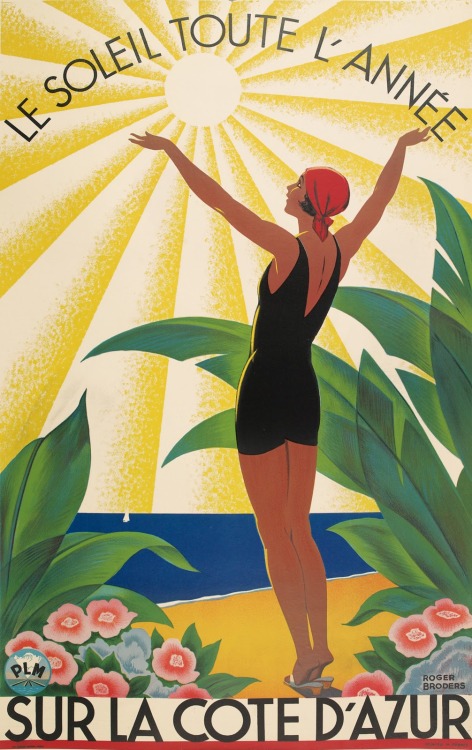 La Plage de Calvi. Corse. = The Beach at Calvi. Corsica. (1928)Le soleil toute l’année / Sur la Cote