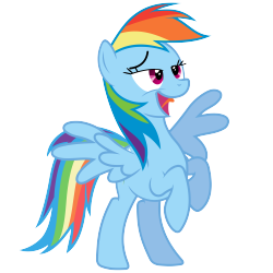 Rainbow Dash Vector - Hiya everyone! by ~Anxet