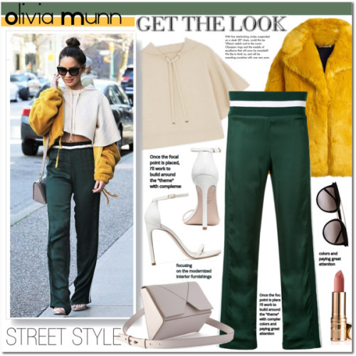 Olivia Munn by mery90 featuring stuart weitzman shoes ❤ liked on Polyvore
