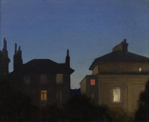 Summer Night by George Clausen (English, 1852&ndash;1944)