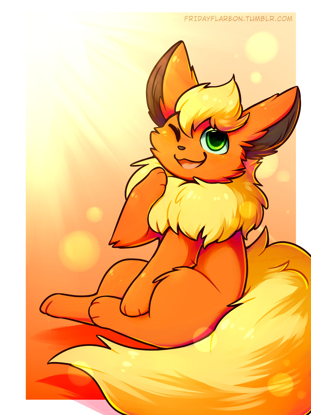 fridayflareon:sunshine! ^w^