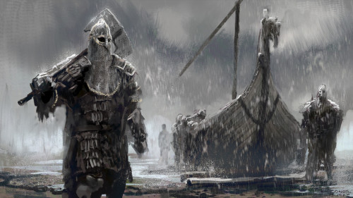 quarkmaster:   Viking Speedpaints A couple of viking inspired speedpaintings. One of these is less h