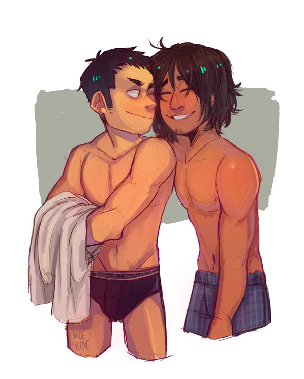 moeskine:   Haikyuu ship challenge Day 6: Asadai  sketch | instagram 