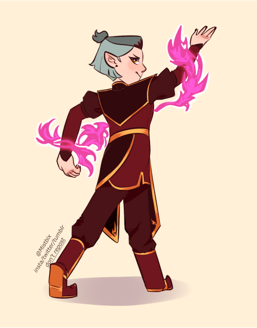 i drew this firebender amity for a ko-fi request and i REALLY liked how it turned out :]if you wanna