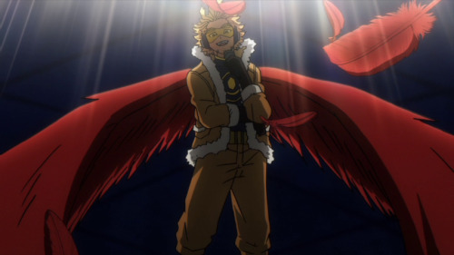 fluffyrainbowbutterfly:shylesbiannerd:Hawks screenshots from episode 87 Part 2