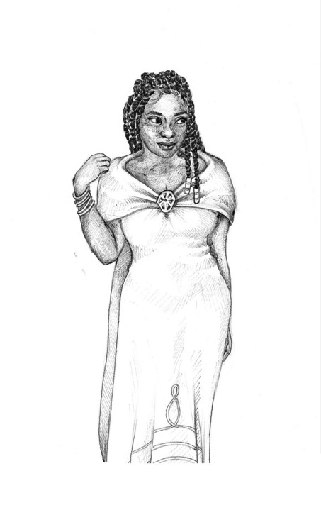 Inktober Day 13 - EveHampered by a leaky biro. Another of DM’s Favourite NPCs.