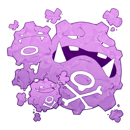 zestydoesthings: Huge daily Pokemon update! Toxic smog clusters,  rock dinosaurs, a giant pink 