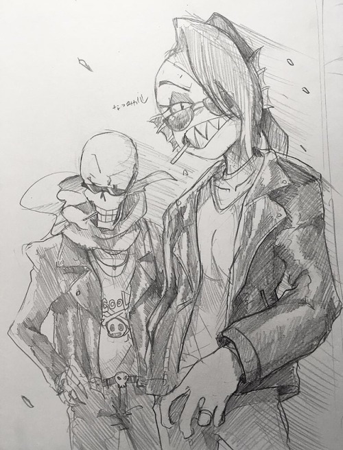 natukusa-mikan:①.These two people trying to go out into the city for the first time in a fashionable