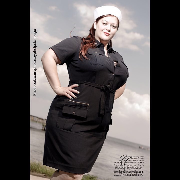 @photosbyphelps presenting Kerry @karielynn221979 embracing some classic sailor girl