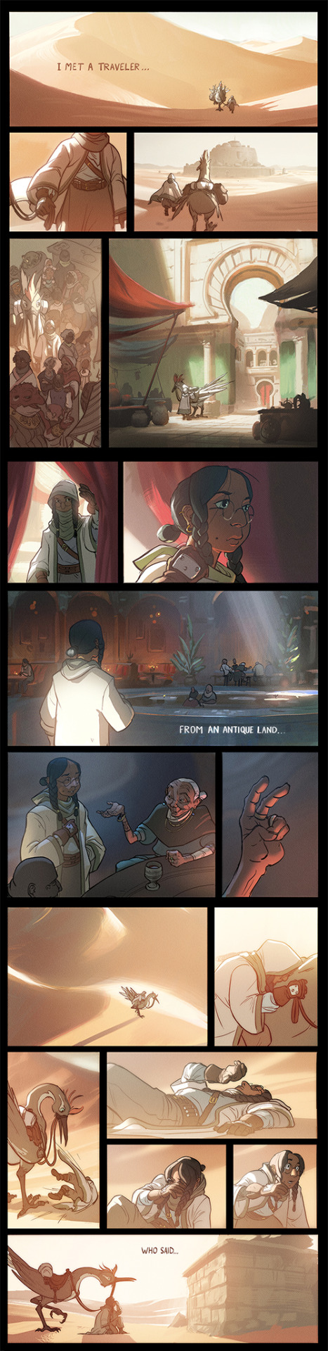 Its Finally, Finally Here *___*After Months Of Work, Heres My First Comic Ever,Ozymandias, Based On The