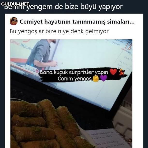 Benim yengem de bize büyü...