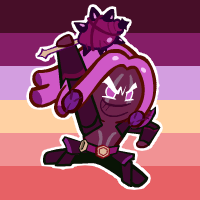 she/her gay and she/he gay purple yam icons!flags by @wuvsbian and @tuskact5 respectivelypls like/rb
