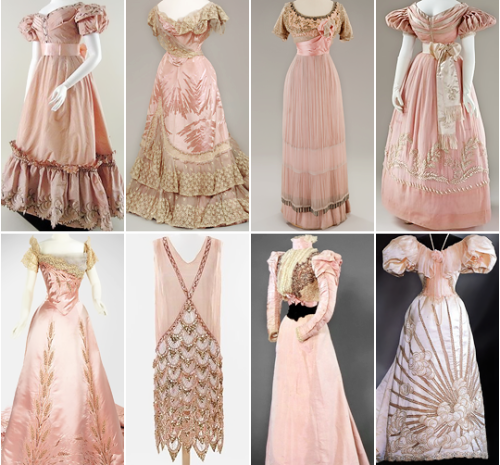 warpaintpeggy:some of my favorite vintage dresses        ↳  pink