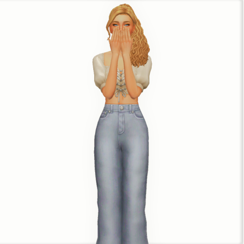 plummosims: 1:  Hair by @dogsill | Top by @dyoreos | Bottoms by @