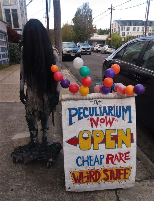 theinternetisaweboflies: The Peculiarium in Portland, Oregon