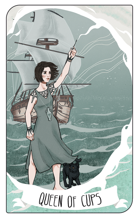my new project “Forgotten legends tarot”.QUEEN OF CUPS…and more things in my instagram! 