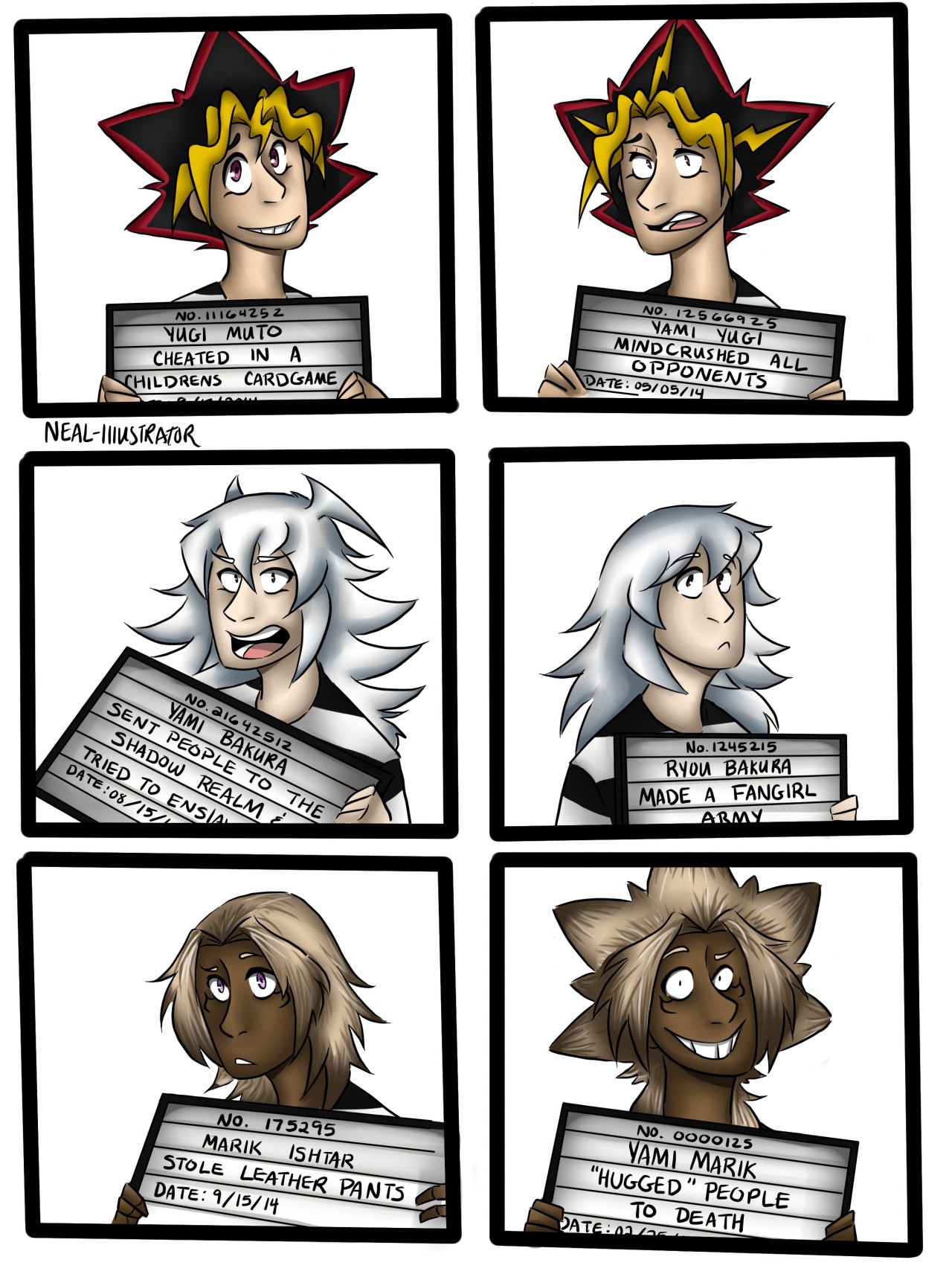 neal-illustrator:  The line up Comment, request, enjoy