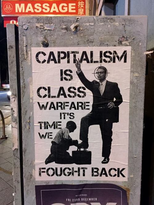 Some of the many anarchist posters seen around Sydney