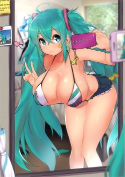 sluttyandfuckablegirl:  yotansel:  sluttyandfuckablegirl:  yotansel:  sluttyandfuckablegirl:  yotansel:  sluttyandfuckablegirl:  naughty-rwby-hentai: Hatsune Miku requested by: @theendof97  Ohhhh She is so sexy~  Sounds like cosplay sex is on the table
