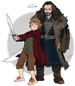 *procrastinates* *draws hobbit fanart*