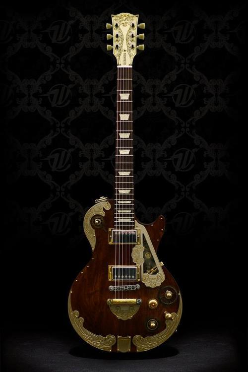 steampunksteampunk:  Gibson Les Paul Steampunk