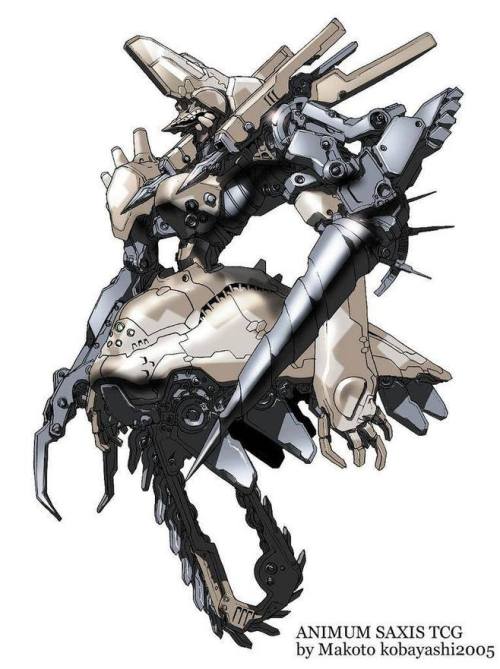sekigan:  机械设定：Animum Saxis TG…@陳有威采集到机械&机甲 设定(488图)_花瓣插画/漫画 