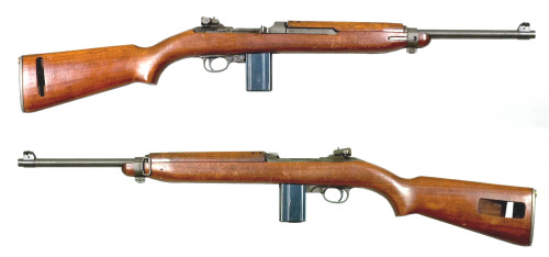 historicalfirearms:  Cutaway of the Day: M1 Carbine In 1938 the US Army’s Chief of Infantry Major General George Arthur Lynch requested the US Ordnance Department select and adopt a new ‘light rifle’ or carbine to arm support troops.  The Ordnance