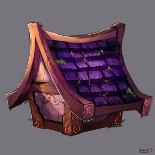 azerothin365days: Memories: More of Kaldorei architecture - part V Fanart based on my adventures on World of Warcraft. See other daily sketches here too:TWITTER   INSTAGRAM 