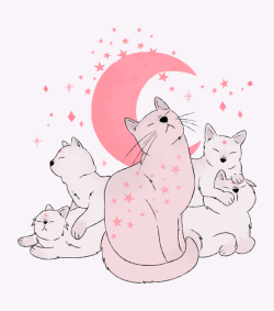 sukies:moon kittens