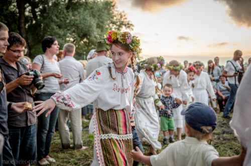 lamus-dworski:Noc Świętojańska - Slavic celebrations of the summer solstice in the Museum of Folk Cu