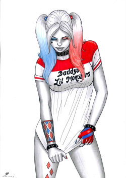 karasu87:  Harley Quinn by Sidney Cintra