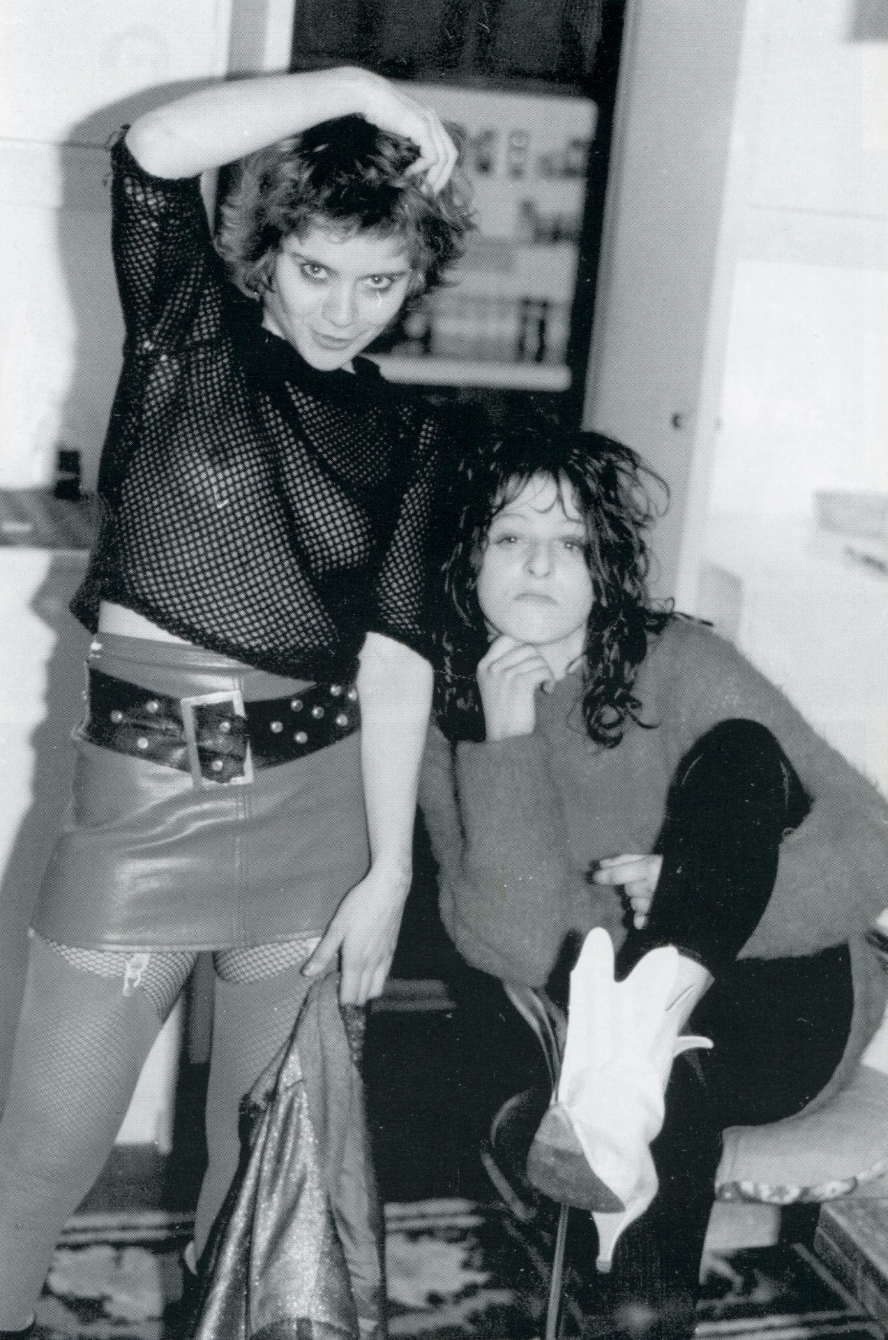 superblackmarket:  Palmolive and Ari Up at the Royal Variety Performance, 1977 