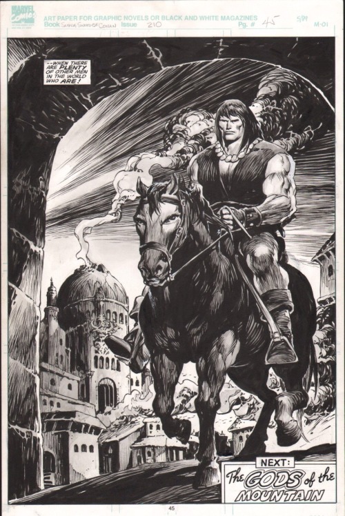 ungoliantschilde: ungoliantschilde:some Conan by John Buscema, with Inks by Alfredo Alcala. one of m