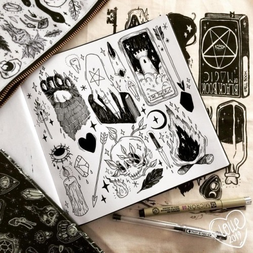 Porn photo loll3:♡ tiny witchy illustrations from