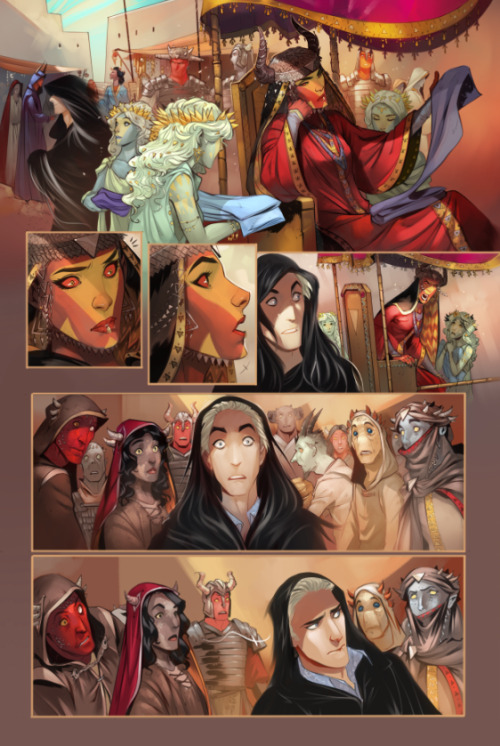 phobso:Some pages from ‘’Demonslayer’’, from issues #38,#40,#41,#42,#43. drawing by me, colored by O
