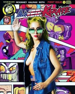 I’M ON A COMIC BOOK COVER! Check out