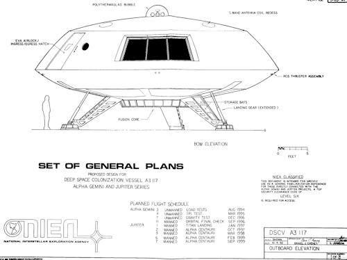 frank-o-meter:Blue prints for the Jupiter 2 based on the original design of the ship. In the “Lost i