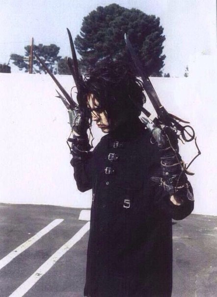 sweetjohnnydepp - Johnny Depp for Edward Scissorhands (1990)