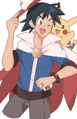 kasuria:  Adult designs Kanto set: Ash, Misty,