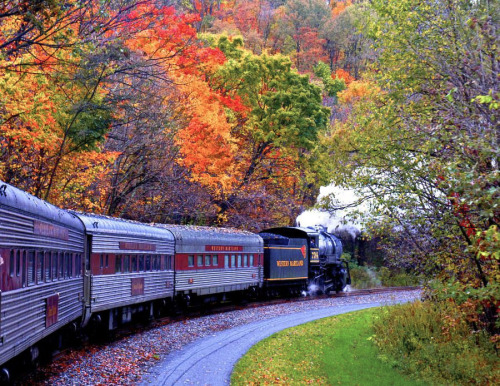 “A Symphony Of Colours”Awesome Railroad, Western Maryland, USA