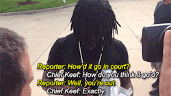 fedswatching:  chief keef after court lmao 