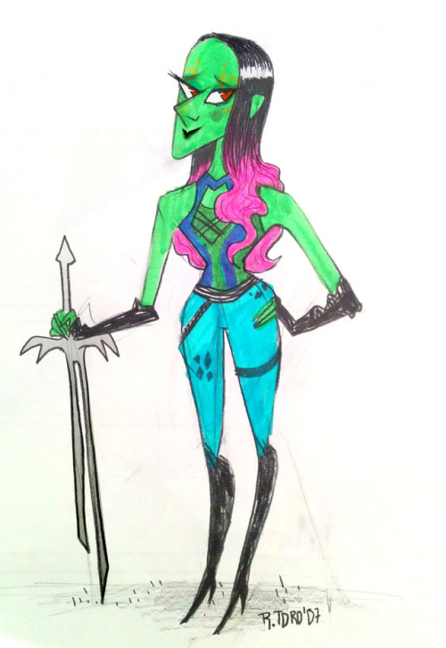 Gamora sketch