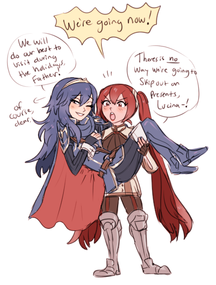 so yeah i married severa to lucina and their married couple epilogue was cute and