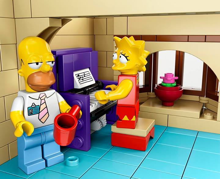 geek-art:  Geek-Art.net Run, you fouls Lego Simpsons are coming !!! More pics here 