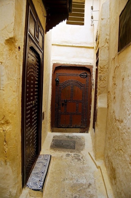 Tiny Street, Meknes, Morocco.